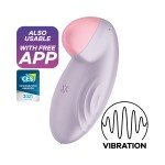 Вибратор для клитора и эрогенных зон Satisfyer Tropical Tip с управлением со смартфона - сиреневый - 8,5 см Вибратор для клитора и эрогенных зон Satisfyer Tropical Tip с управлением со смартфона - сиреневый - 8,5 см