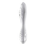 Двусторонний фаллоимитатор из стекла Satisfyer Dazzling Crystal 1 - прозрачный - 18,5 см