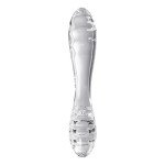 Двусторонний фаллоимитатор из стекла Satisfyer Dazzling Crystal 1 - прозрачный - 18,5 см