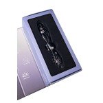 Двусторонний фаллоимитатор из стекла Satisfyer Dazzling Crystal 1 - прозрачный - 18,5 см