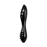 Двусторонний фаллоимитатор из стекла Satisfyer Dazzling Crystal 1 - чёрный - 18,5 см