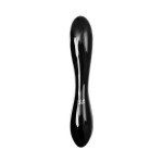 Двусторонний фаллоимитатор из стекла Satisfyer Dazzling Crystal 1 - чёрный - 18,5 см