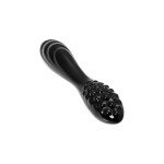 Двусторонний фаллоимитатор из стекла Satisfyer Dazzling Crystal 1 - чёрный - 18,5 см