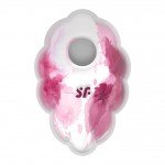 Вакуум-волновой стимулятор клитора с вибрацией Satisfyer Cloud Dancer - красный