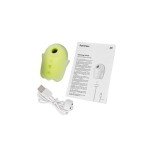 Вакуум-волновой стимулятор клитора с вибрацией Satisfyer Glowing Ghost светится в темноте - жёлтый Вакуум-волновой стимулятор клитора с вибрацией Satisfyer Glowing Ghost светится в темноте - жёлтый