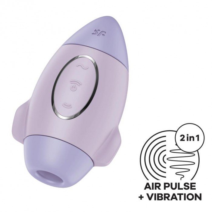 Вакуумно-волновой стимулятор клитора с вибрацией Satisfyer Mission Control - сиреневый Вакуумно-волновой стимулятор клитора с вибрацией Satisfyer Mission Control - сиреневый