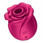 Вакуумно-волновой стимулятор клитора в виде розы Satisfyer Pro 2 Classic Blossom с насадкой имитирующей пульсацию воды - красный