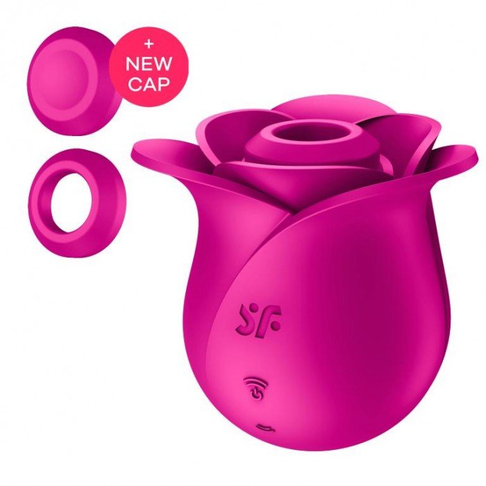 Вакуумно-волновой стимулятор клитора в виде розы Satisfyer Pro 2 Modern Blossom с насадкой имитирующей пульсацию воды - розовый Вакуумно-волновой стимулятор клитора в виде розы Satisfyer Pro 2 Modern Blossom с насадкой имитирующей пульсацию воды - розовый