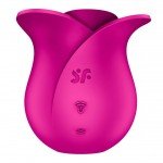 Вакуумно-волновой стимулятор клитора в виде розы Satisfyer Pro 2 Modern Blossom с насадкой имитирующей пульсацию воды - розовый Вакуумно-волновой стимулятор клитора в виде розы Satisfyer Pro 2 Modern Blossom с насадкой имитирующей пульсацию воды - розовый