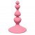 Анальная силиконовая пробка Sweetheart Plug Pink - розовая - 10 см