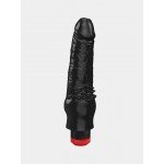 Вибратор-реалистик Lovetoy с шипами у основания - чёрный - 21 см Вибратор-реалистик Lovetoy с шипами у основания - чёрный - 21 см