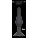 Силиконовая анальная пробка для опытных пользователей Slim Anal Plug XL с присоской - чёрная - 15,5 см Силиконовая анальная пробка для опытных пользователей Slim Anal Plug XL с присоской - чёрная - 15,5 см