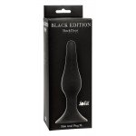 Силиконовая анальная пробка для опытных пользователей Slim Anal Plug XL с присоской - чёрная - 15,5 см Силиконовая анальная пробка для опытных пользователей Slim Anal Plug XL с присоской - чёрная - 15,5 см