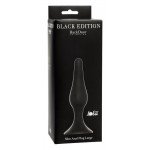 Анальная пробка для новичков Slim Anal Plug Large Black - чёрная - 12,5 см
