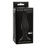 Силиконовая анальная пробка Slim Anal Plug Medium Black с присоской - чёрная - 11,5 см Силиконовая анальная пробка Slim Anal Plug Medium Black с присоской - чёрная - 11,5 см