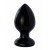 Крупная анальная пробка Lovetoy MAGNUM 8 для фистинга - чёрная - 11,5 см