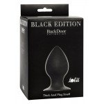 Силиконовая средняя анальная пробка Thick Anal Plug Small - чёрная - 7,8 см Силиконовая средняя анальная пробка Thick Anal Plug Small - чёрная - 7,8 см