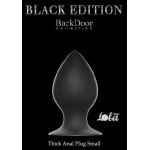 Силиконовая средняя анальная пробка Thick Anal Plug Small - чёрная - 7,8 см Силиконовая средняя анальная пробка Thick Anal Plug Small - чёрная - 7,8 см