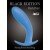 Изогнутая анальная пробка из силикона Strong Force Anal Plug Blue - голубая - 14 см