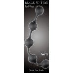 Анальная цепочка силиконовая Classic Anal Beads - чёрная - 31,5 см Анальная цепочка силиконовая Classic Anal Beads - чёрная - 31,5 см