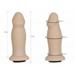 Анальный фаллоимитатор-насадка для страпона Lovetoy - телесный - 14 см