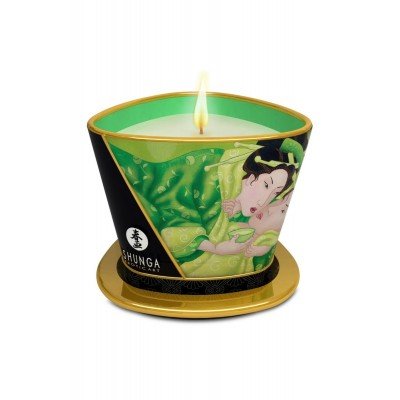 Массажная свеча Shunga - Exotic Green Tea с ароматом зелёного чая - 170 мл