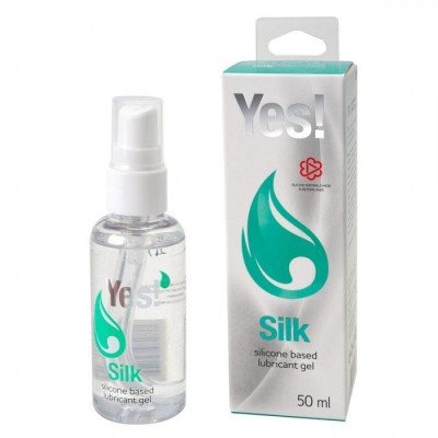 Лёгкая гипоаллергенная силиконовая гель-смазка Yes Silk - 50 мл