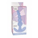 Упругая силиконовая анальная цепочка с шариками Bubbles Anal Plug Blue - голубая - 11,5 см Упругая силиконовая анальная цепочка с шариками Bubbles Anal Plug Blue - голубая - 11,5 см