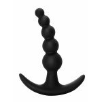 Упругая силиконовая анальная цепочка с шариками Bubbles Anal Plug Black - чёрная - 11,5 см Упругая силиконовая анальная цепочка с шариками Bubbles Anal Plug Black - чёрная - 11,5 см