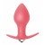 Силиконовая анальная пробка с вибрацией Bulb Anal Plug - розовая - 10 см