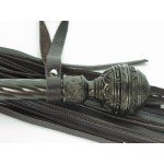 Плеть с рукояткой-скипетром БДСМ-Арсенал - 63 см