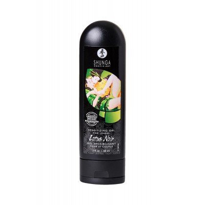 Возбуждающий гель для усиления женского и мужского оргазма Shunga Lotus Noir - 60 мл