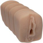 Мастурбатор-вагина UltraSkyn Pocket Pussy точная копия вагины Ashton Moore - телесный - 14 см