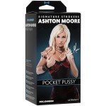 Мастурбатор-вагина UltraSkyn Pocket Pussy точная копия вагины Ashton Moore - телесный - 14 см