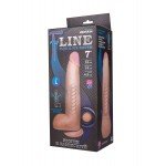 Реалистичный фаллоимитатор гнущийся на присоске с мошонкой F-line Flex & Fix из киберкожи - телесный - 22 cм Реалистичный фаллоимитатор гнущийся на присоске с мошонкой F-line Flex & Fix из киберкожи - телесный - 22 cм