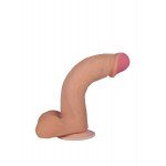 Гнущийся реалистичный фаллоимитатор на присоске с мошонкой F&F EST COCK 7 Гнущийся реалистичный фаллоимитатор на присоске с мошонкой F&F EST COCK 7