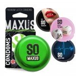 Латексные презервативы в железном кейсе микс-набор MAXUS Mixed - 3 шт