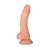 Фаллоимитатор-реалистик на присоске Nudes Seductive с ярковыраженной головкой и рельефной поверхностью - телесный - 18,5 см