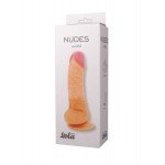Фаллоимитатор-реалистик на присоске Nudes Seductive с ярковыраженной головкой и рельефной поверхностью - телесный - 18,5 см