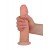 Реалистичный фаллоимитатор на присоске COCK NEXT 7" из киберкожи NeoSkin - телесный - 20 см