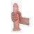 Реалистичный фаллоимитатор на присоске HUMAN FORM из киберкожи NeoSkin - телесный - 22,5 см