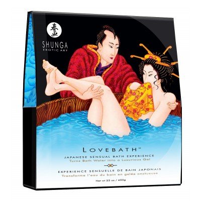 Соль для ванны, превращающая воду в гель Lovebath Ocean Temptations  - 650 гр