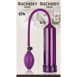 Мужская вакуумная помпа для увеличения члена Discovery Racer Purple - фиолетовая - 25 см