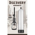 Мужская вакуумная помпа для увеличения члена Discovery Magnate увеличенного размера - прозрачная - 31 см