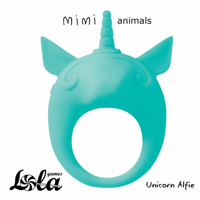 Эрекционное виброкольцо Mimi Animals - Unicorn Alfie - зелёное Эрекционное виброкольцо Mimi Animals - Unicorn Alfie - зелёное