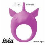 Эрекционное виброкольцо Mimi Animals - Unicorn Alfie - фиолетовое
