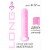 Насадка для увеличение пениса в длину Homme Long Pink с двусторонним рельефом - розовая - 13,5 см