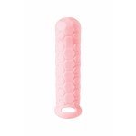Насадка для увеличение пениса в длину Homme Long Pink с двусторонним рельефом - розовая - 15,5 см Насадка для увеличение пениса в длину Homme Long Pink с двусторонним рельефом - розовая - 15,5 см