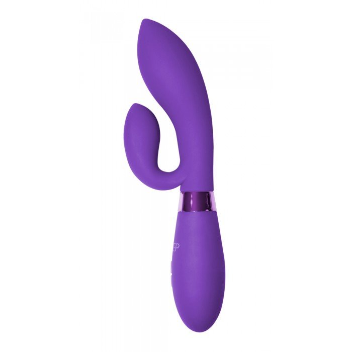 Вагинально-клиторальный вибратор Indeep Gina Purple - фиолетовый - 20,5 см Вагинально-клиторальный вибратор Indeep Gina Purple - фиолетовый - 20,5 см