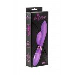 Вагинально-клиторальный вибратор Indeep Gina Purple - фиолетовый - 20,5 см Вагинально-клиторальный вибратор Indeep Gina Purple - фиолетовый - 20,5 см